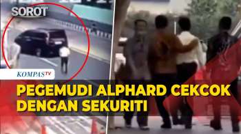 Viral! Pengemudi Alphard Terobos Zebra Cross Berujung Cekcok Dengan Sekuriti Di MH Thamrin