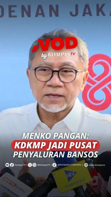 MENKO PANGAN: KDKMP JADI PUSAT PENYALURAN BANSOS