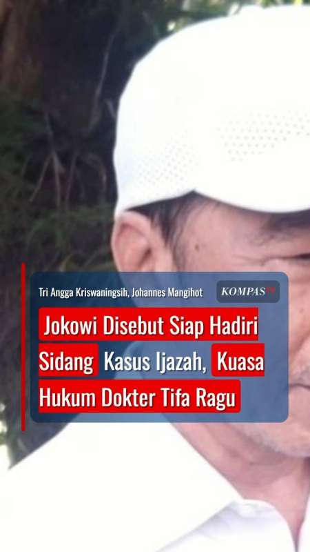 Jokowi Disebut Siap Hadiri Sidang Kasus Ijazah, Kuasa Hukum Dokter Tifa Ragu