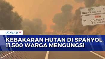 Penampakan Kebakaran Hutan Di Spanyol, 11.500 Warga Terpaksa Mengungsi | SAPA PAGI