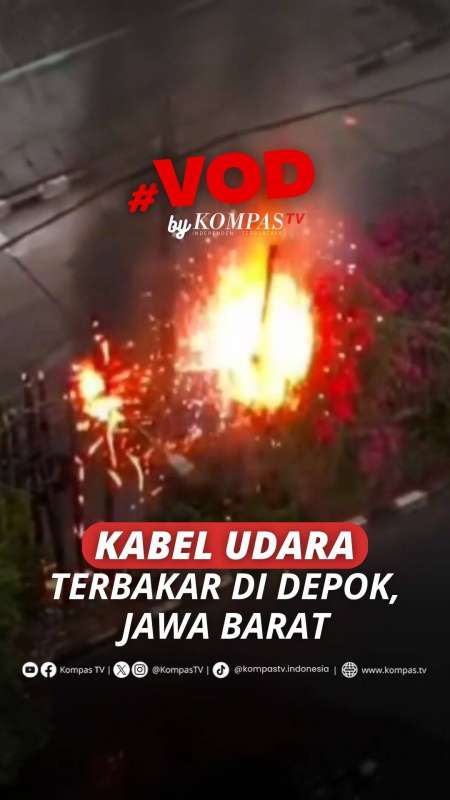 KABEL UDARA TERBAKAR  DI DEPOK, JAWA BARAT