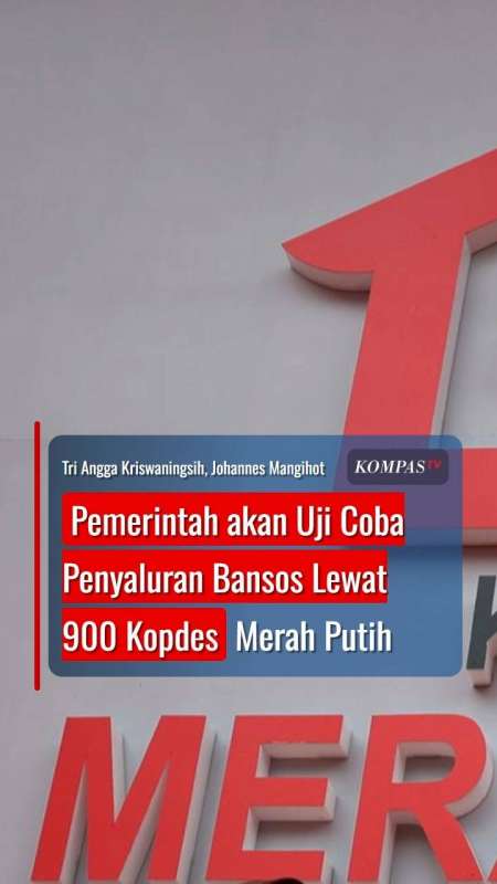 Pemerintah Akan Uji Coba Penyaluran Bansos Lewat 900 Kopdes Merah Putih