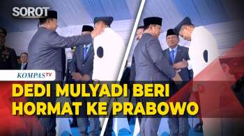 Momen Dedi Mulyadi Beri Hormat Ke Presiden Prabowo Di Pelantikan IPDN 2026