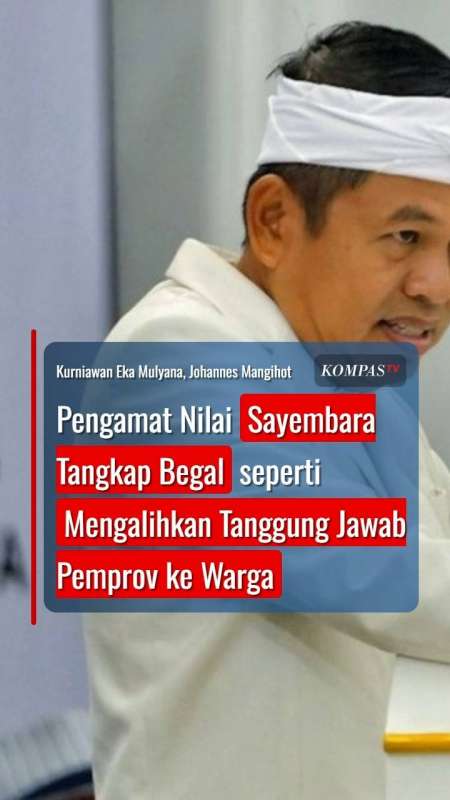 Pengamat Nilai Sayembara Tangkap Begal Seperti Mengalihkan Tanggung Jawab Pemprov Ke Warga