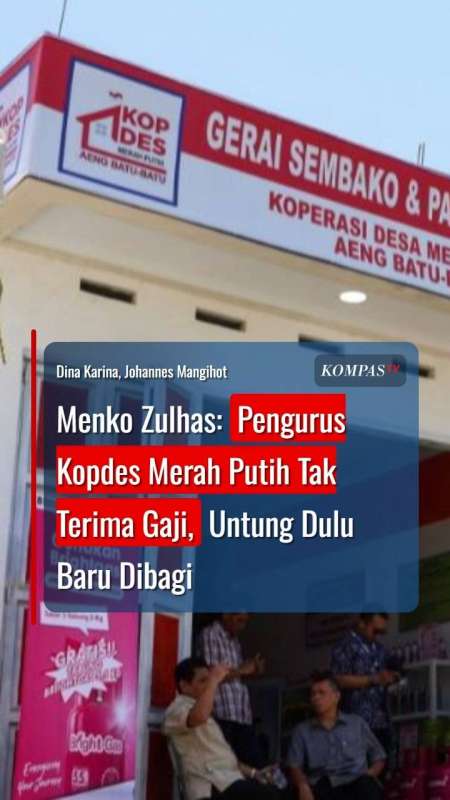 Zulhas: Pengurus Kopdes Merah Putih Tak Terima Gaji, Untung Dulu Baru Dibagi