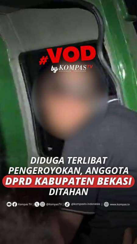 DIDUGA TERLIBAT PENGEROYOKAN, ANGGOTA DPRD KABUPATEN BEKASI DITAHAN