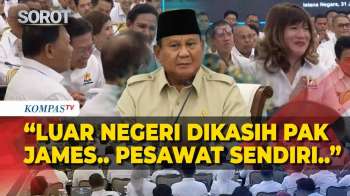 Canda Prabowo ke James Riady & Para Pimpinan Kadin Soal Pesawat Sendiri-Rangkap Jabatan