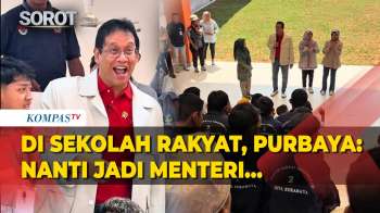 Canda Menkeu Purbaya Sapa Siswa Sekolah Rakyat Di Surabaya: Belajar, Nanti Jadi Menteri Kayak Saya