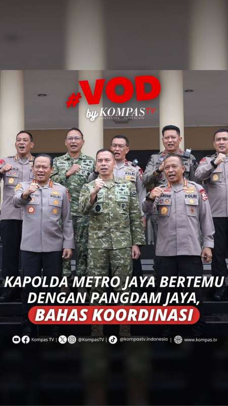 KAPOLDA METRO JAYA BERTEMU DENGAN PANGDAM JAYA, BAHAS KOORDINASI