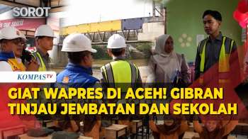 Wapres Gibran Tinjau Jembatan dan Sekolah Pascabencana di Bireuen