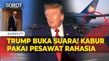 Trump Buka Suara! Kabur Pakai Pesawat Rahasia Via Truk Katering dari Turki