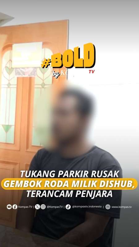 TUKANG PARKIR RUSAK GEMBOK RODA MILIK DISHUB, TERANCAM PENJARA