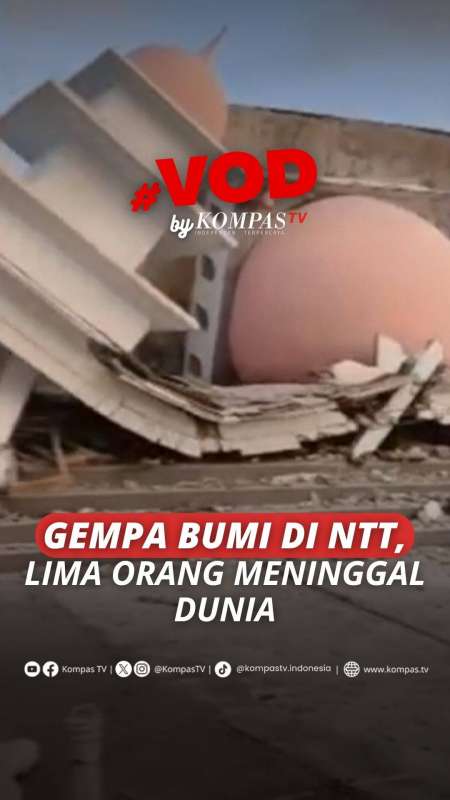 GEMPA BUMI DI NTT, LIMA ORANG MENINGGAL DUNIA