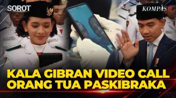 Momen Wapres Gibran Video Call dengan Orang Tua Paskibraka Asal Papua Tengah