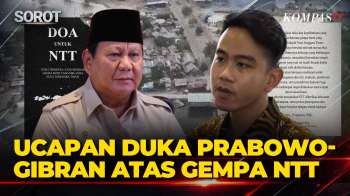 Presiden Prabowo-Wapres Gibran Ucapkan Duka Bencana Gempa M 7,7 di NTT