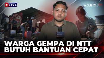 Kondisi Pengungsian Di Nagekeo NTT Pasca Gempa | KOMPAS PETANG