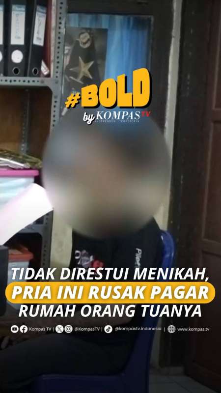 TAK DIRESTUI MENIKAH, PRIA INI RUSAK PAGAR RUMAH ORANG TUANYA