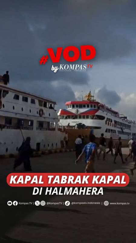 KAPAL TABRAK KAPAL DI HALMAHERA