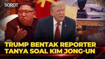 Kecam! Trump Tegur Reporter Tanya Kim Jong-Un, Sebut Berita Palsu Soal Latihan Militer AS-Korsel