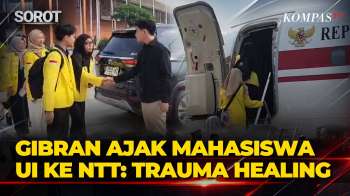 Bantu Trauma Healing! Wapres Gibran Ajak Mahasiswa UI Tinjau Korban Bencana Gempa NTT
