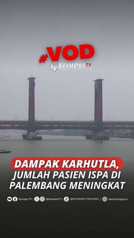 DAMPAK KARHUTLA, JUMLAH PASIEN ISPA DI PALEMBANG MENINGKAT