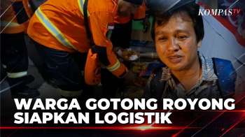 Warga Gotong Royong Buat Posko Dapur, Bantu Logistik Petugas Karhutla Di Kutai Kartanegara