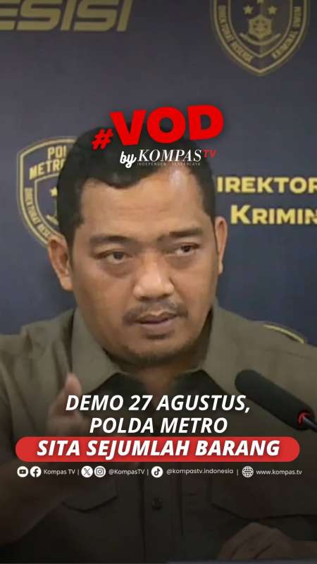 Polda Metro Sita 39 Senjata Tajam Hingga Airsoft Gun Diduga Untuk Rusuh Di Demo 27 Agustus