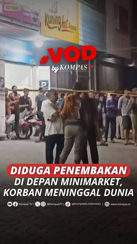 DIDUGA TERJADI PENEMBAKAN DI DEPAN MINIMARKET, SEORANG JURU PARKIR MENINGGAL DUNIA