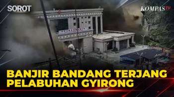 Terekam CCTV! Detik-Detik Banjir Bandang Dahsyat Terjang Pelabuhan Gyirong Nepal-China