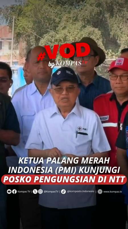 KETUA PMI KUNJUNGI POSKO PENGUNGSIAN DI NTT