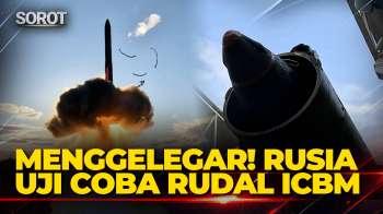 Menggelegar! Rusia Uji Coba Rudal Balistik Antarbenua Bahan Bakar Padat