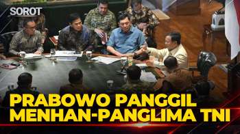 Prabowo Panggil Menhan Hingga Panglima TNI Ke Hambalang, Bahas Suku Dayak-Karhutla