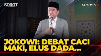 Elus Dada! Jokowi Heran Tonton Debat Caci Maki: Dilihat Jutaan Orang Kok Tidak Ngerti