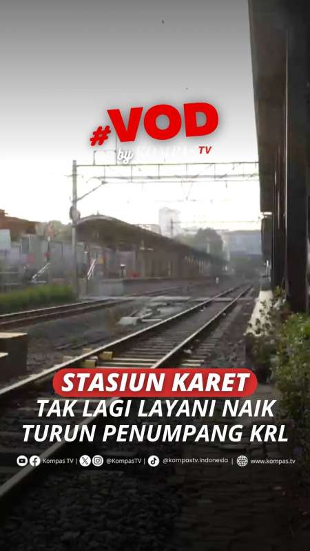 Stasiun Karet Tak Lagi Layani Naik Turun Penumpang KRL