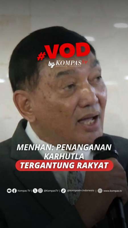 Menhan Sjafrie Angkat Bicara Soal Penanganan Karhutla: Tergantung Rakyat Indonesia