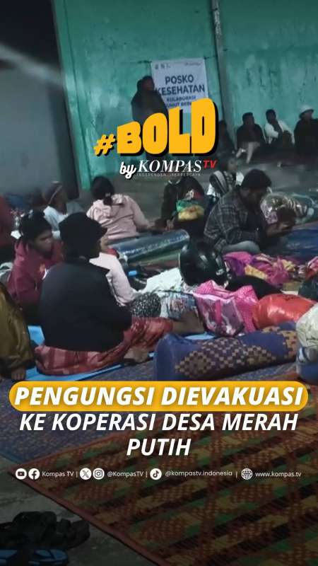 Gedung Koperasi Desa Merah Putih Jadi Salah Satu Tempat Pengungsi Di Karo
