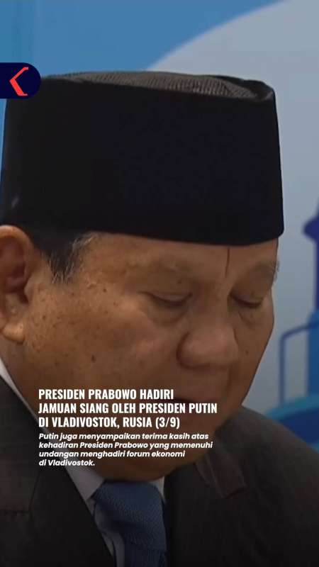 PRESIDEN PRABOWO HADIRI JAMUAN SIANG OLEH PRESIDEN PUTIN DI RUSIA