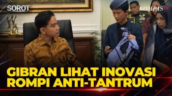 Momen Wapres Gibran Lihat Inovasi Rompi Anti-Tantrum Karya Mahasiswa UB