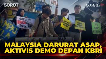 Aktivis Malaysia Demo Di Depan KBRI Protes Kabut Asap Hingga Karhutla