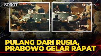 Pulang dari Rusia, Prabowo Gelar Rapat di Hambalang, Ada Satgas PKH hingga Bahlil