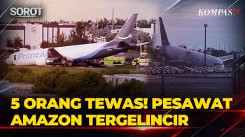 Kecelakaan! Pesawat Kargo Amazon Tergelincir Di Bandara Miami, 5 Orang Tewas Dan 5 Luka