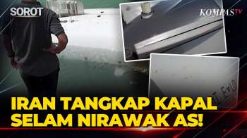 Penampakan Kapal Selam Tanpa Awak AS Disita Iran di Selat Hormuz