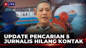 Polisi Lebarkan Pencarian Jurnalis yang Hilang Kontak di Anak Krakatau ke 5 Titik | KOMPAS MALAM