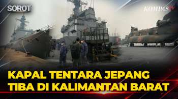 Kapal Armada & Tiga Helikopter Militer Jepang Tiba di Kalbar, Bantu Tangani Karhutla!