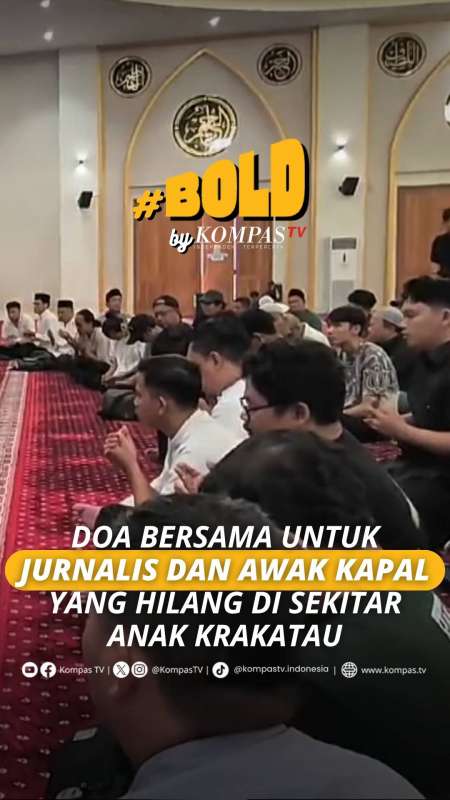 Doa Bersama Digelar Untuk 5 Jurnalis Dan 3 Awak Kapal Yang Hilang Di Anak Krakatau