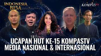Ucapan HUT Ke-15 KompasTV, Media Internasional & Nasional