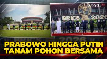 Momen presiden prabowo, Xi Jinping, Putin hingga PM Narendra Tanam Pohon Bersama