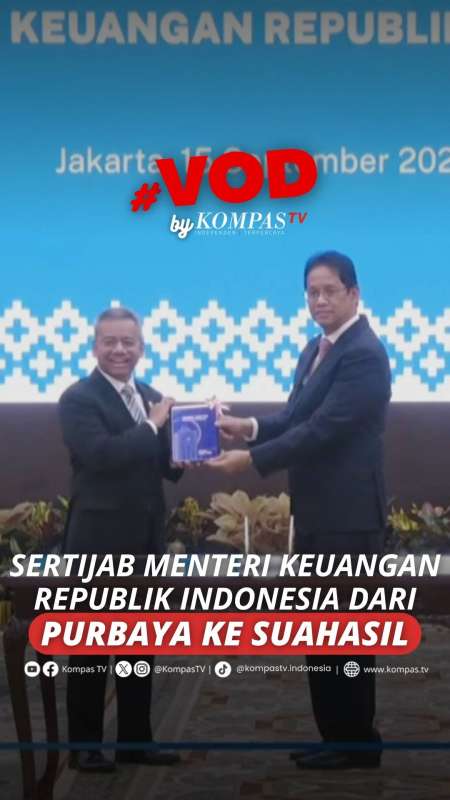 SERTIJAB MENTERI KEUANGAN REPUBLIK INDONESIA