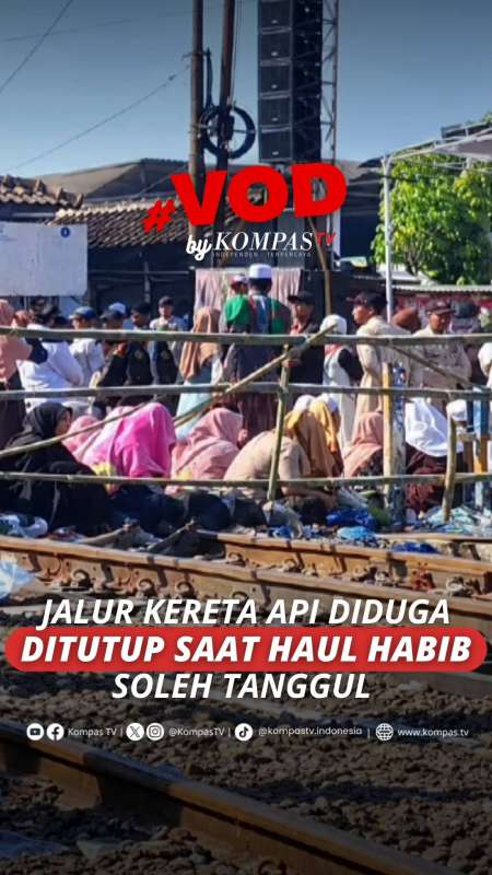 PT KAI Bantah Kabar Penutupan Jalur Kereta Saat Haul Habib Soleh Tanggul