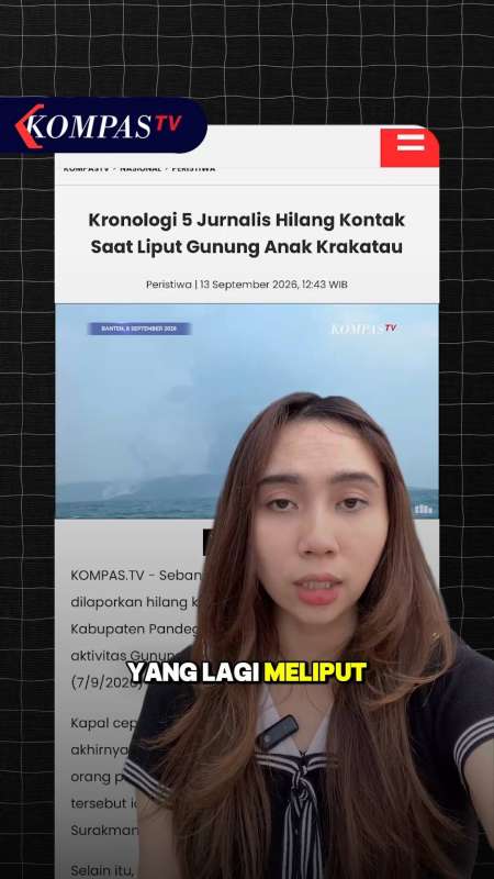 NEWS OR HOAX? Video Penemuan Jurnalis Hilang Di Anak Krakatau